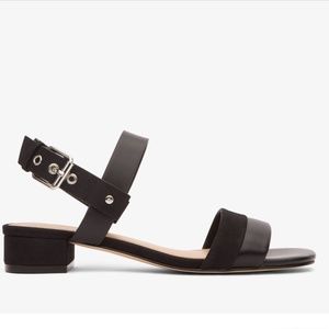 JOJO VEGAN BLOCK HEEL SANDALS